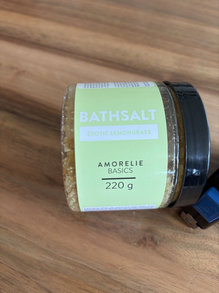 Altro per la cura del corpo: Amorelie Bathsalt Exotic Lemongrass – Nuovo e nell'imballaggio originale da Stallikon venduto da Rsiri 1