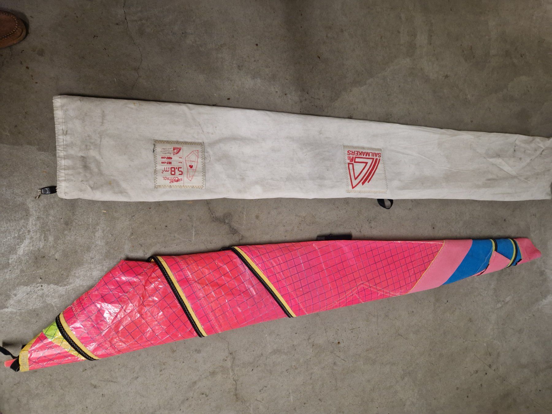Surfen: Surfsegel 5.7m2 Sailmakers – Gebraucht aus Lindau von Scuol2 2