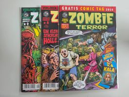 Zombieterror #8+9, Weissblech, Z0-1! inkl. SA GCT 2016
