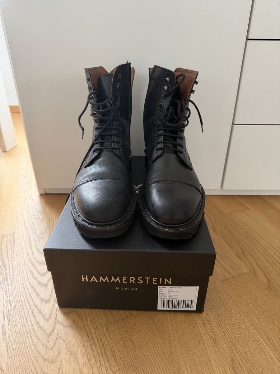 Herrenschuhe: Hammerstein Stiefel Schwarz – Gebraucht aus Zürich von jonaslw