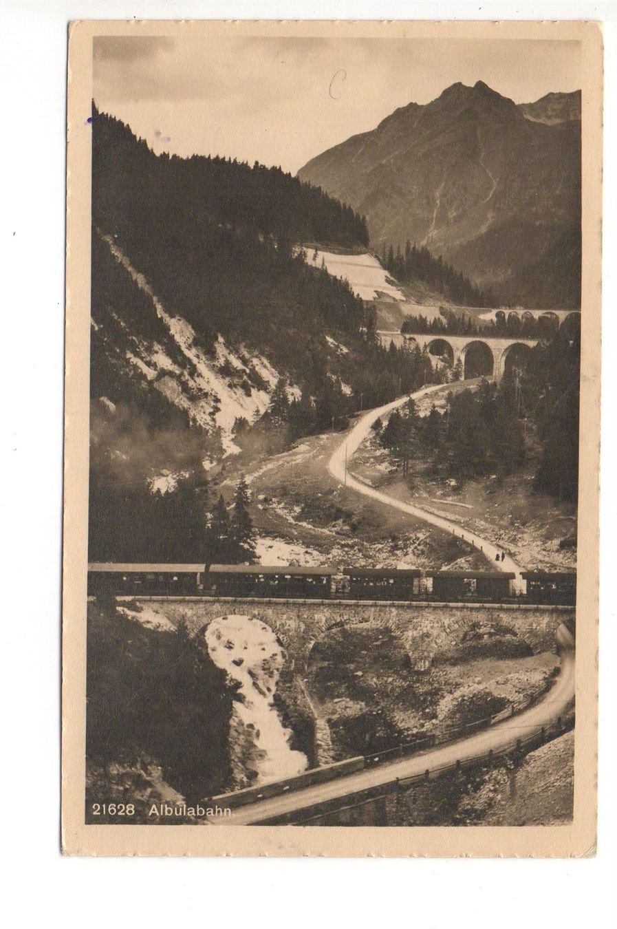 Ansichtskarten: ALBULABAHN – Gebraucht aus Jona von philajona