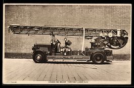London, Fire Brigade, Turntable Ladder P