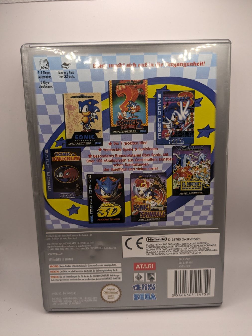 Nintendo Giochi: Sonic Mega Collection - Nintendo Gamecube Game Mario – Usato da Hünenberg See venduto da SpecialEditionGaming 2
