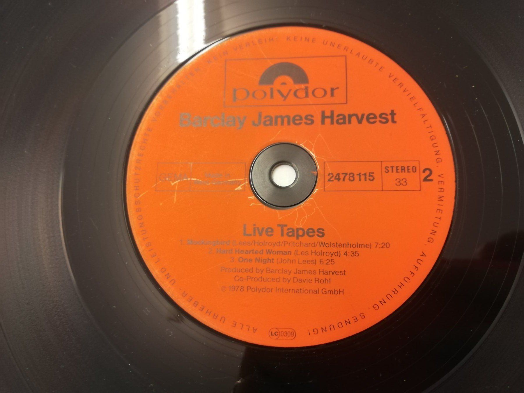 Dischi in vinile: BARCLAY JAMES HARVEST - LIVE TAPES – Usato da Bern venduto da Vinylsound.ch 5