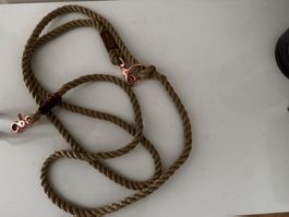 Paracord Hundeleine mit Kupferbeschläge 240cm