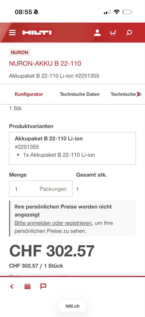 Hilti Tutti gli attrezzi: Leistungsstarkes Akku-Auspressgerät – Usato da Bäretswil venduto da pat_v9b5 2