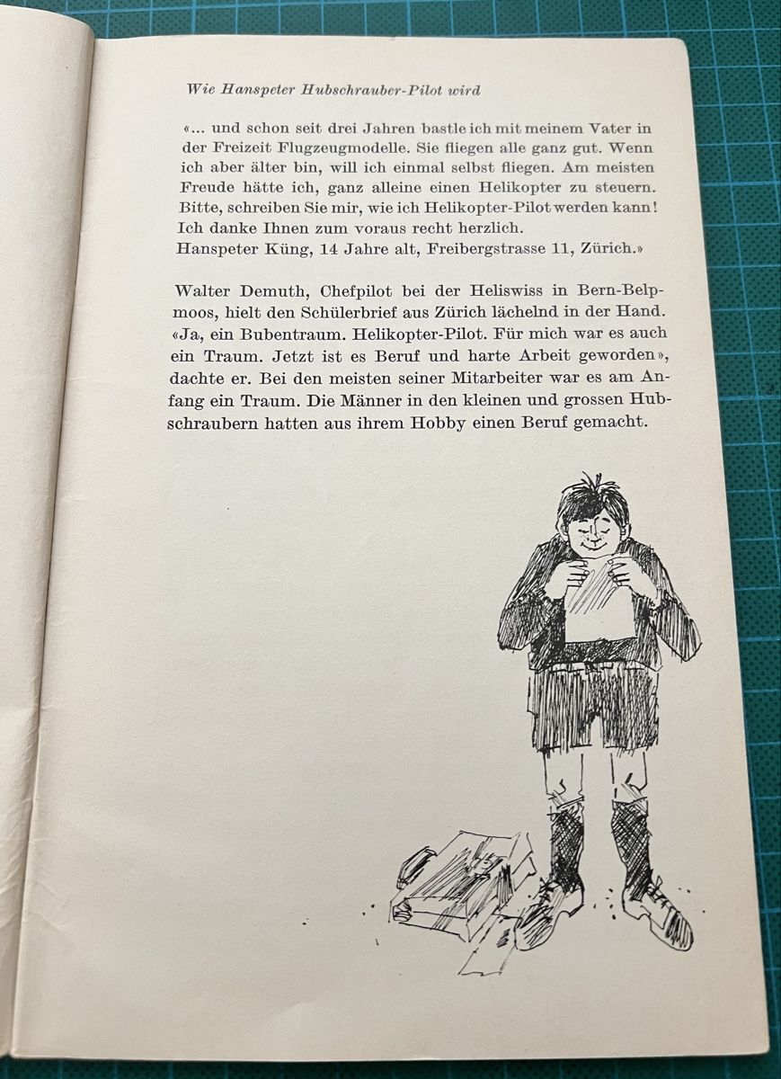 Libri: Im Heli zu Hause Heft in deutscher Sprache  – Usato da Sevelen venduto da Ritiplampi 3