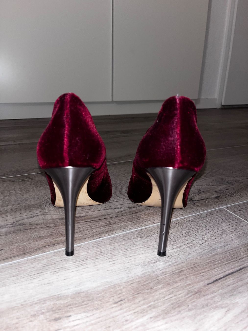 Chaussures femmes: Bordeaux Samt Schuhe – D'occasion à Bäretswil par lau_cd98 2