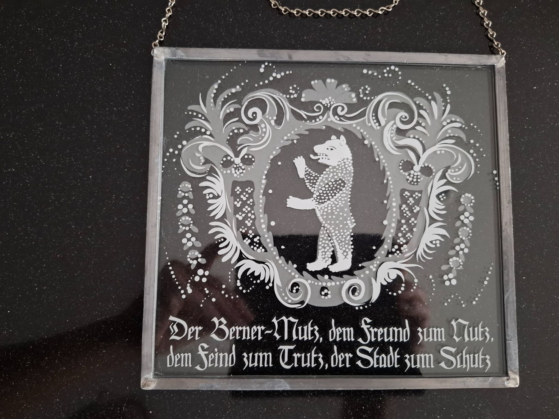 Foto & Immagini: Fensterbild Glasbild Berner Mutz Bleirahmen – Usato da Chabrey venduto da fluvius