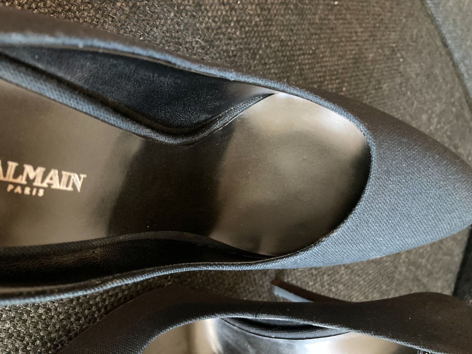 Balmain Scarpe da donna: Escarpins noirs Balmain, T.38.5 – Usato da Genève venduto da sunsustains 6