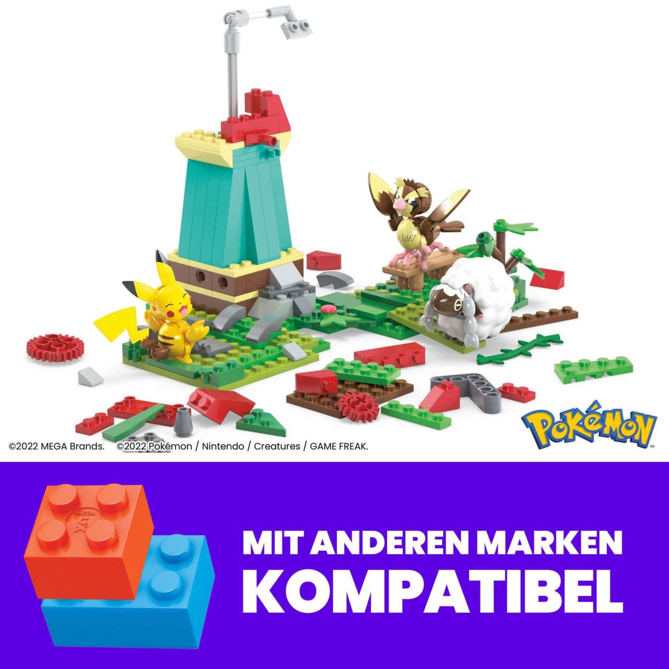 Mega Kit di costruzioni: Mega Pokémon Windmühlen-Farm HKT21 – Nuovo e nell'imballaggio originale da Basadingen venduto da NekoBricks 4