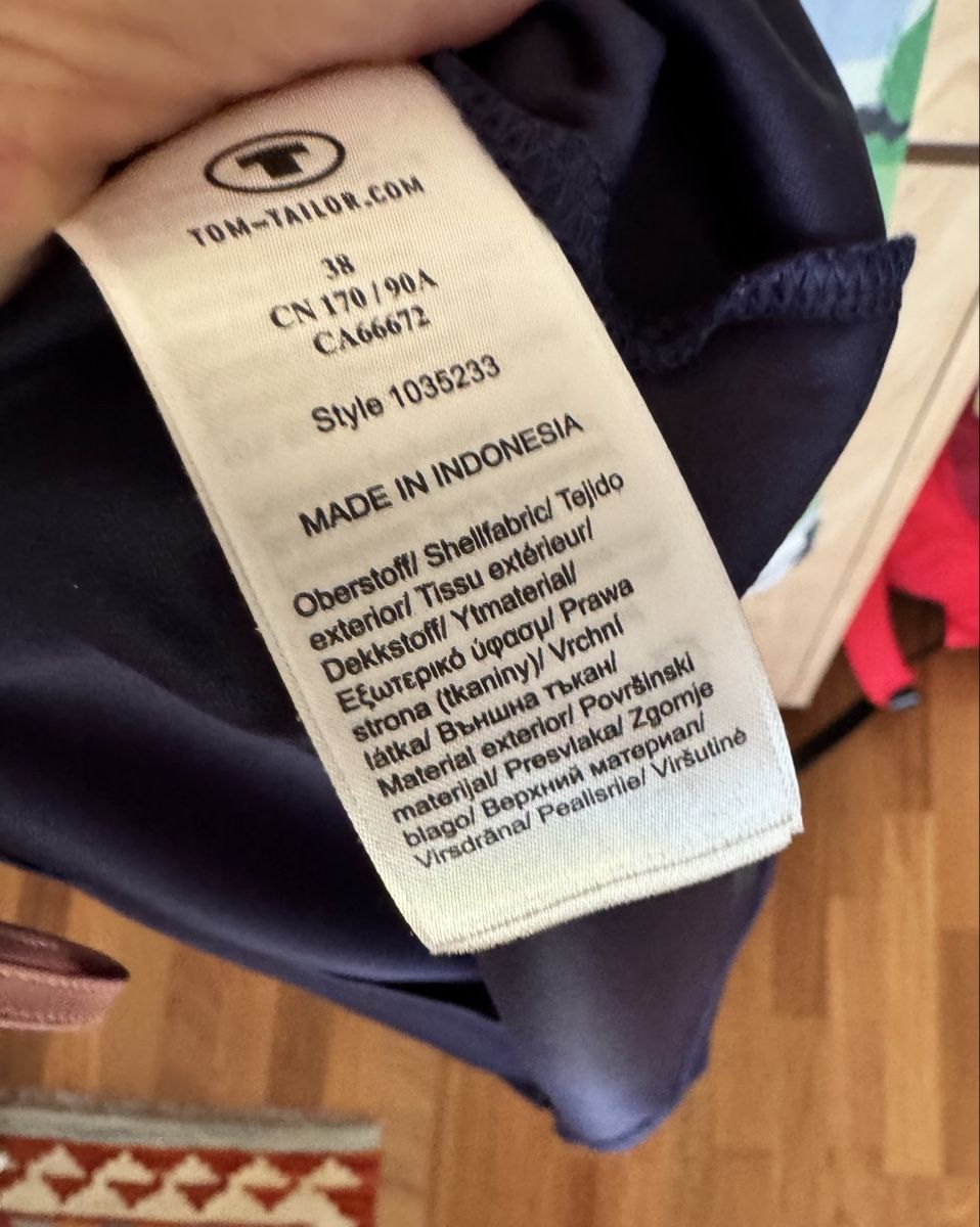 Tom Tailor Vestiti: Robe longue Tom Tailor imprimé fleuri taille 38, mi-saison. – Nuovo (secondo la descrizione) da Boudry venduto da ren_k2vs 3