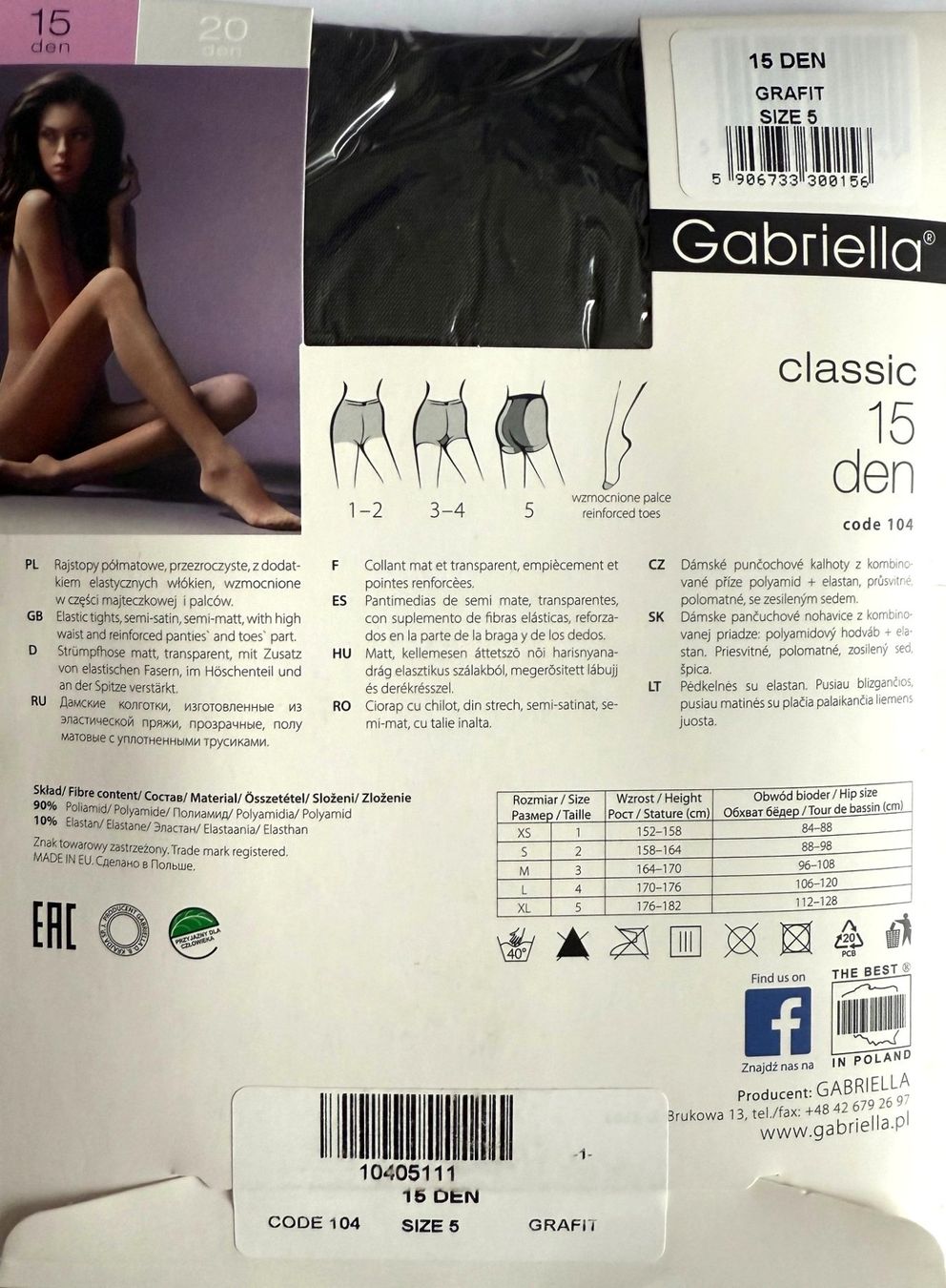 Calze & Collant: Strumpfhose Gabriella classic – Nuovo e nell'imballaggio originale da Menziken venduto da ABA60 1