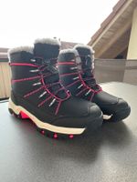 Kinder Winterstiefel Grösse 34 ISOTHERM schwarz pink