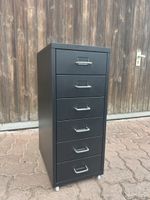 Aktenschrank 6 Schubladen Metall grau gebraucht