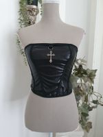 Kunstlederähnliches Gothictop Gr S *neu*