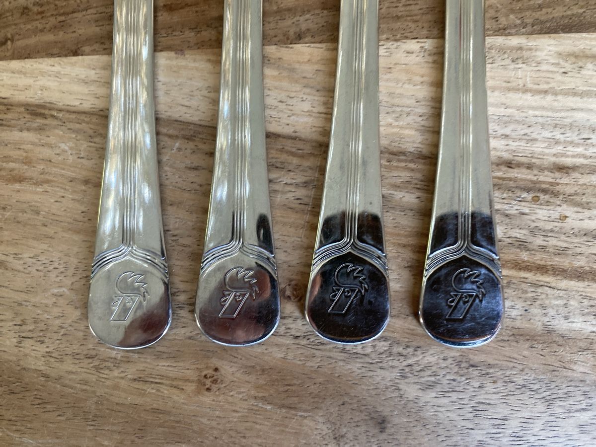 Set di posate: 4 Messer INOX, Vintage Design – Usato da Thörishaus venduto da luc_nsv9 1