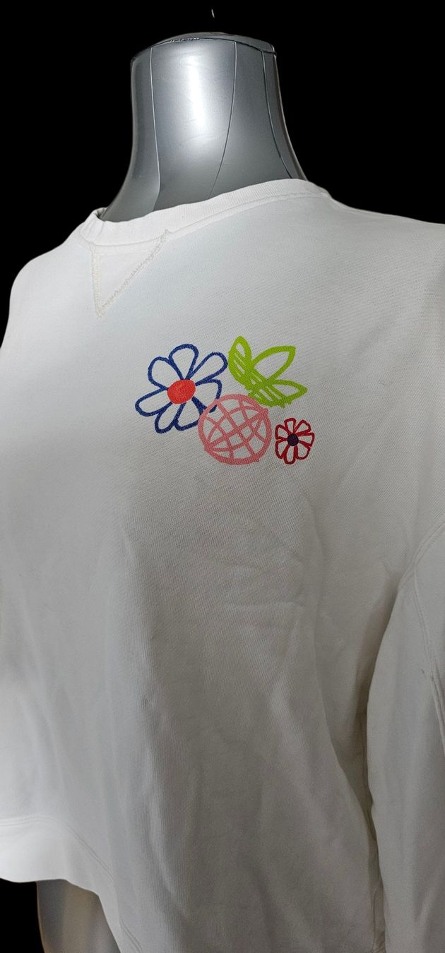 Adidas Maglioni & Felpe: Adidas Baumwoll-Sweatshirt,  Blumenmuster Gr.36 – Usato da Langenthal venduto da SecondChanceShop 1