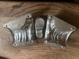 Ancien moule chocolat botte 10cm soulier chaussure