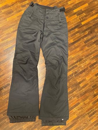 Roxy Girl's Black Snow Pants, Size 12, Excellent Shape!