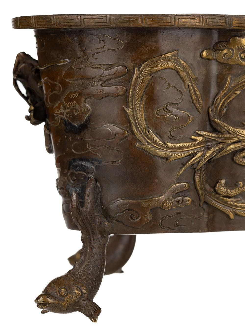 Sculture & Statue: Japan 1900' Important Patinated Bronze Jardiniere – Usato da Apples venduto da the_7jtf 2