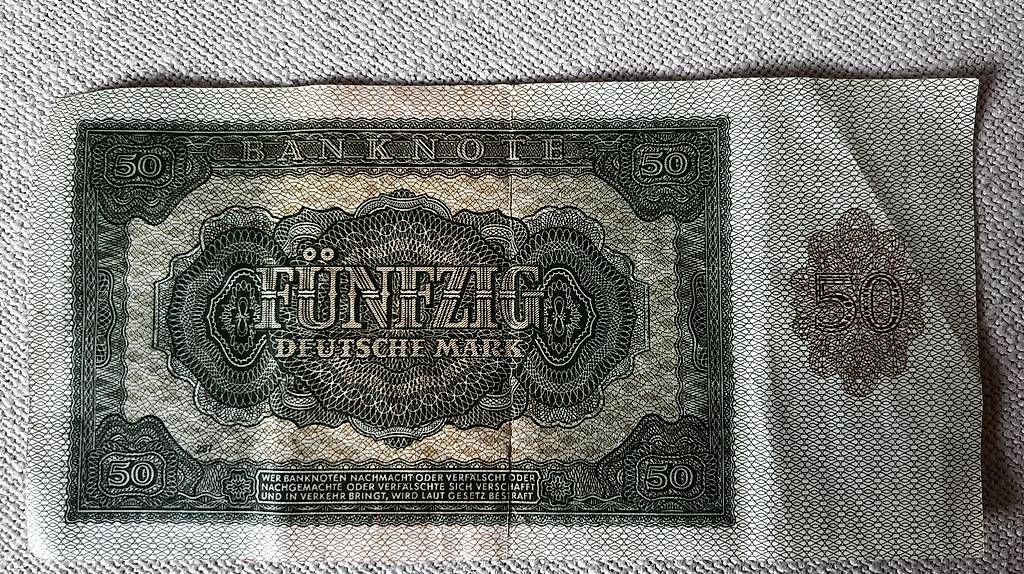 Banconote: Fünfzig Deutsche Mark 1948 – Usato da Meilen venduto da wehrluzern 1