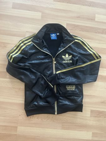 Adidas Trainingsjacke schwarz gold Grösse XS