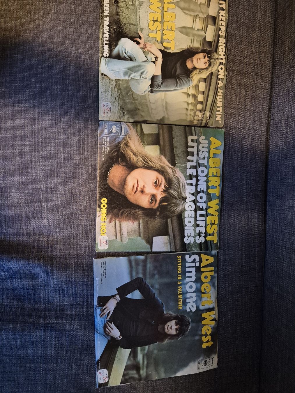 Dischi in vinile: 3 Vinyl Singles Albert West  – Usato da Binningen venduto da rom_9ls7 1