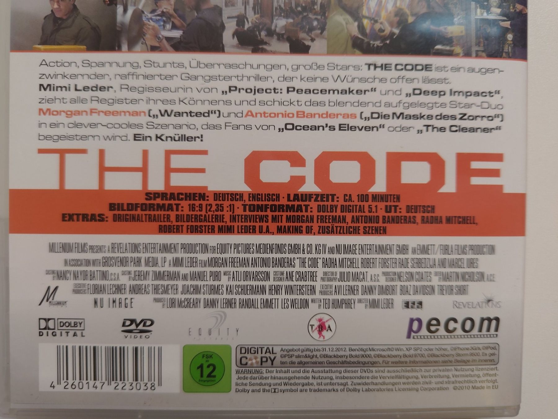 Tutti i DVDs: The Code - Vertraue keinem Dieb – Usato da Liestal venduto da Kratzilla 3