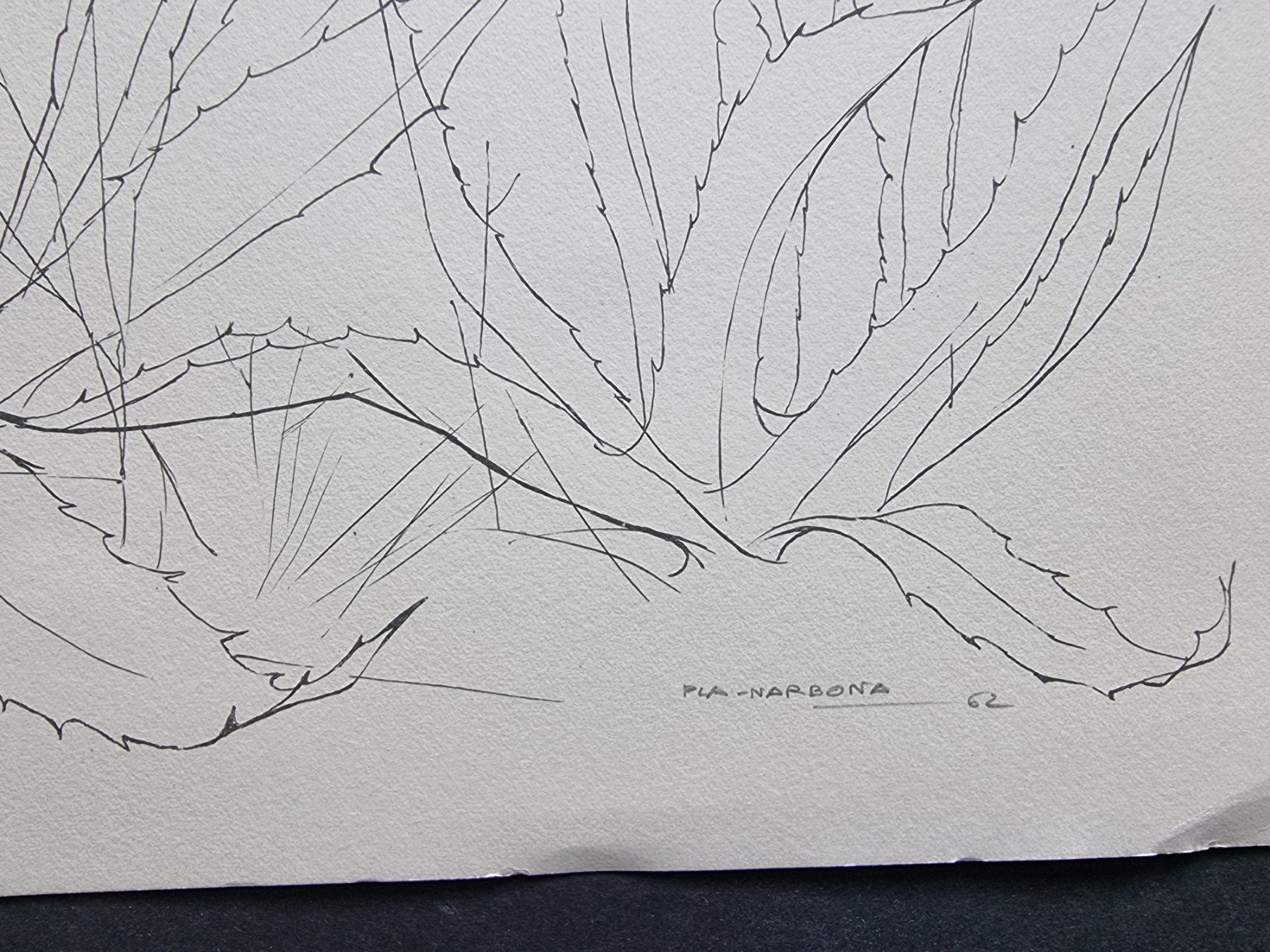 Grafica & Litografie: PLA NARBONA LITHOGRAPHIE SIGNIERT DATIERT – Usato da Gersau venduto da kunst-online 2
