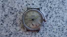 GEWA Vintage Handaufzug Uhr – Schweizer Anker, läuft!