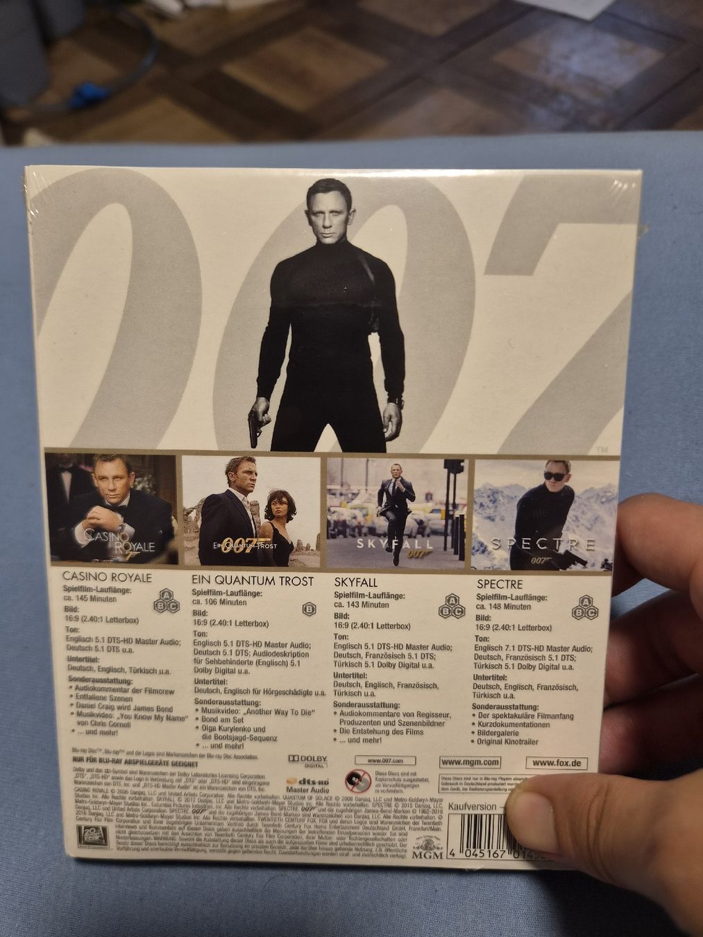 Alle DVDs: James Bond Daniel Craig Collection Blu Ray Box Neuware – Neu und originalverpackt aus Winterthur von FairTrade1989 1