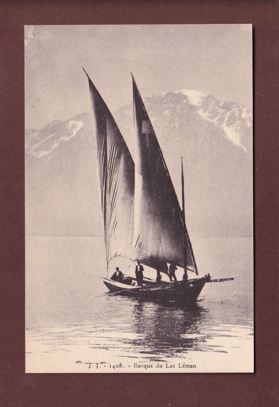 Cartoline postali: BARQUE DU LEMAN – Usato da Pully venduto da nicecards
