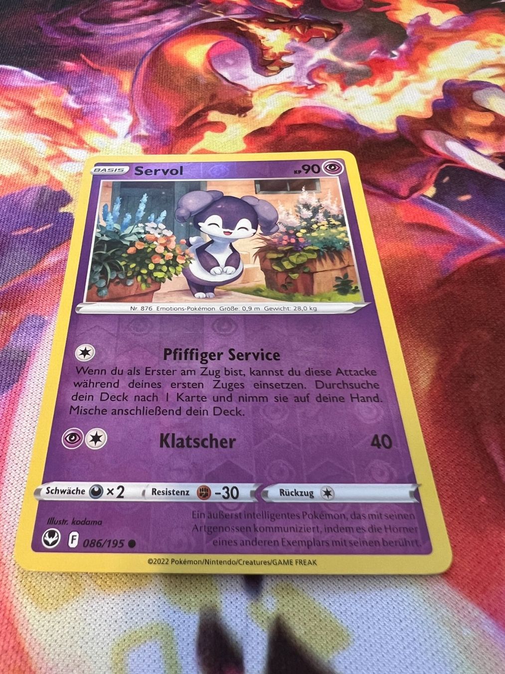 Pokémon Carte collezionabili: Servol (SIT 086) / Reverse Holo / Silberne Sturmwinde – Nuovo (secondo la descrizione) da Bülach venduto da CherryBlu