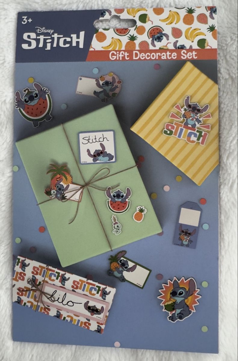 Aufkleber: Stitch Gift Decorate Set Stickers -  NEW! – Neu und originalverpackt aus Sins von sum_lv6d