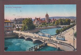 ZÜRICH - Bahnhofbrücke - Tram - Globus - 1926