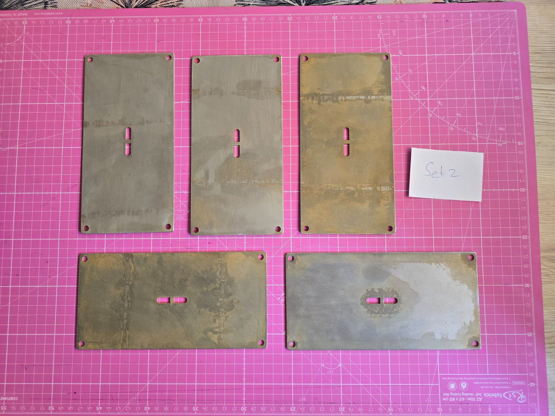 RC Modellbau: Modellbau Baustellenzubehör Stahlplatten Set 2 – Gebraucht aus Münchenstein von Legatar001