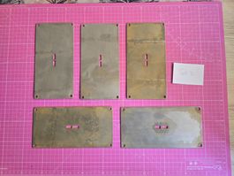 Modellbau Baustellenzubehör Stahlplatten Set 2