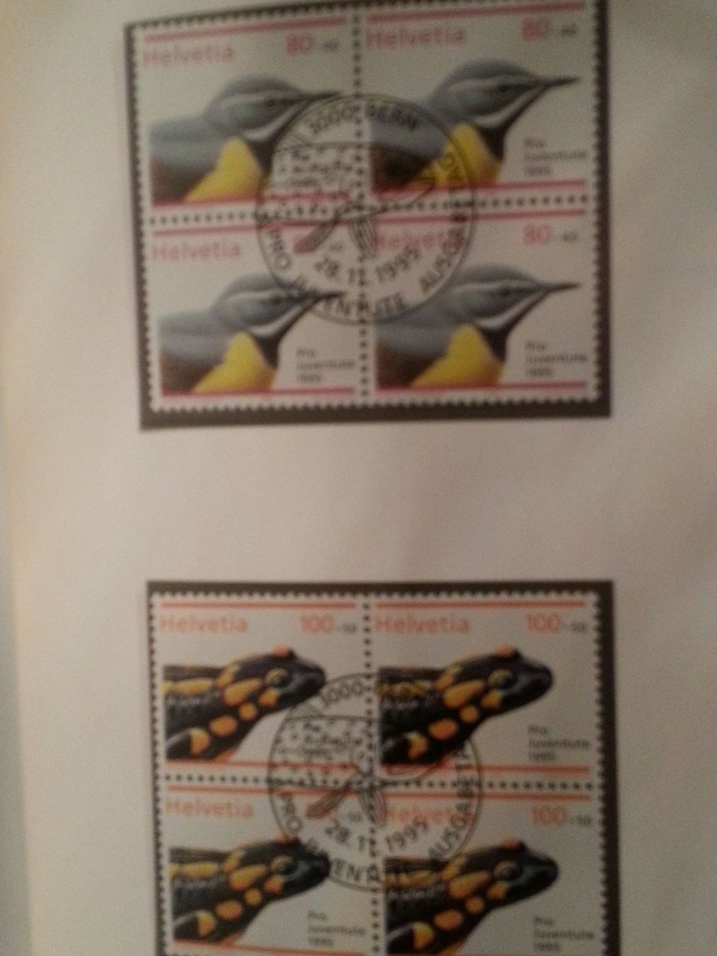 Tutti i francobolli: Markenheft, Briefmarken der Schweiz 1995, gestempelt – Usato da Thalwil venduto da meinverkauf 6