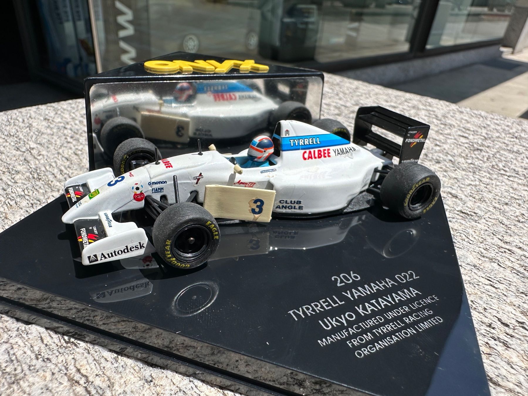 Onyx Modellini d'auto: Onyx 1:43 Tyrrell Yamaha Katayama – Usato da Chiasso venduto da Carrara-Modellismo