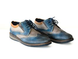 Stylish Two-Tone Leather Dress Shoes Bugatti - EU Size 45