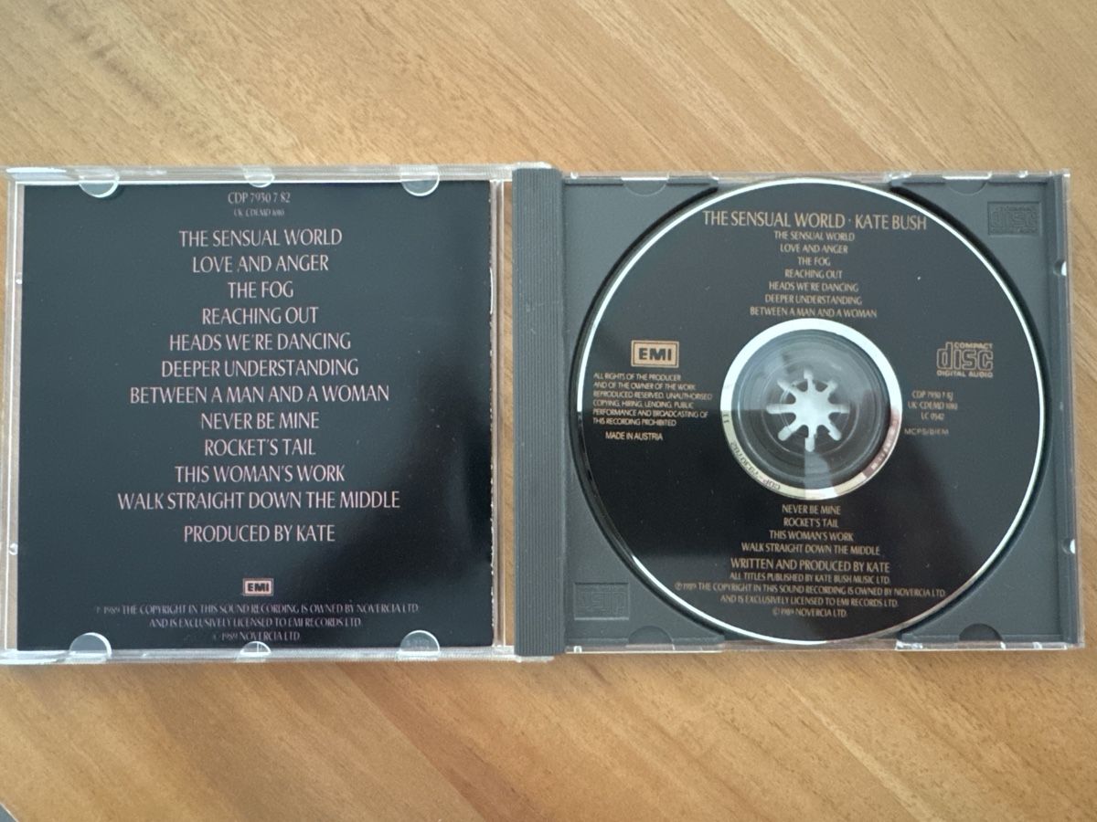 CD: Kate Bush - The Sensual World  CD – Usato da Zürich venduto da Smarties13 1