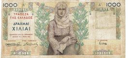 Griechenland 1000 Drachmai 1935 P-106a SS++