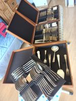 Besteck Set 85-teilig mit Koffer Silber 100 Zustand: gebr...