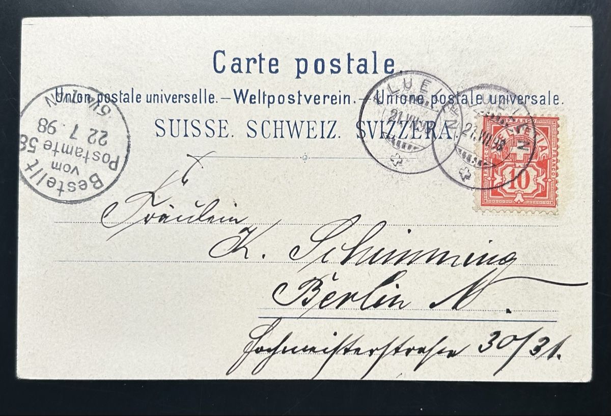 Cartoline postali: Gruss aus Uri Litho  – Usato da Horw venduto da Tellbub 1
