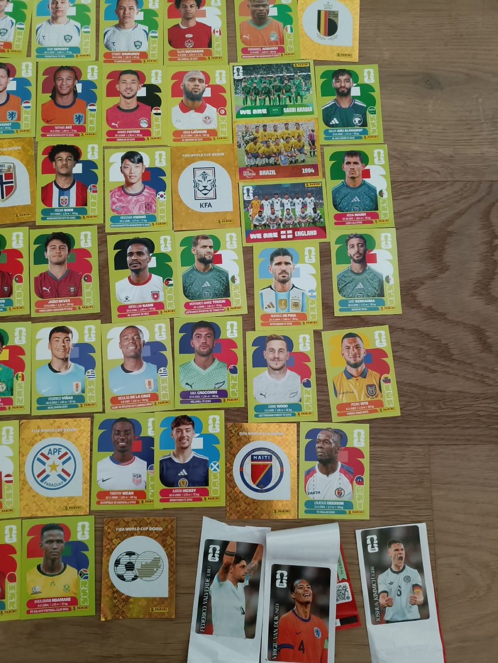 Panini Sammelbilder & Trading cards: 57 Stück Panini, keine Doppelten – Gebraucht aus Winterthur von meci02 2