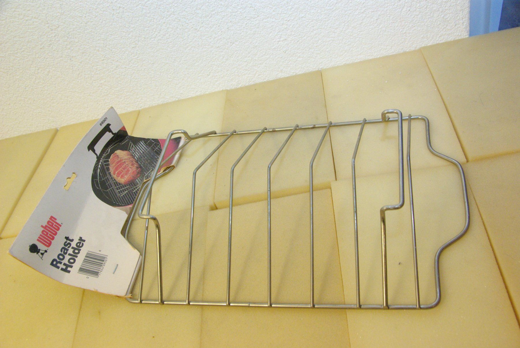 Weber Griglie: weber - Roast Holder aus chromstahl – Nuovo (secondo la descrizione) da Herisau venduto da Cevianer1844
