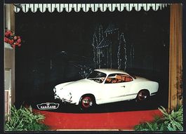 VW-Karmann Ghia, Auto-Reklame von Karman