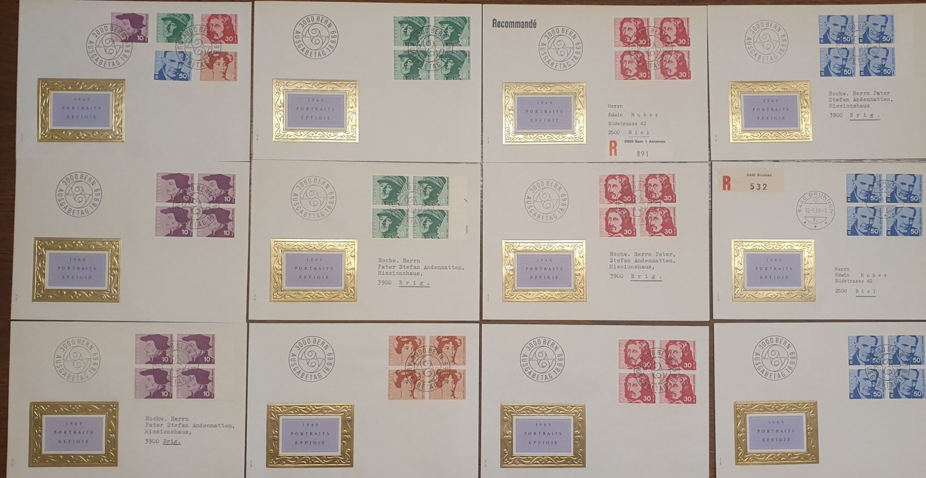 Tous les timbres: Total 162 verschiedene tolle Briefe – D'occasion à Härkingen par MarianneSi 6