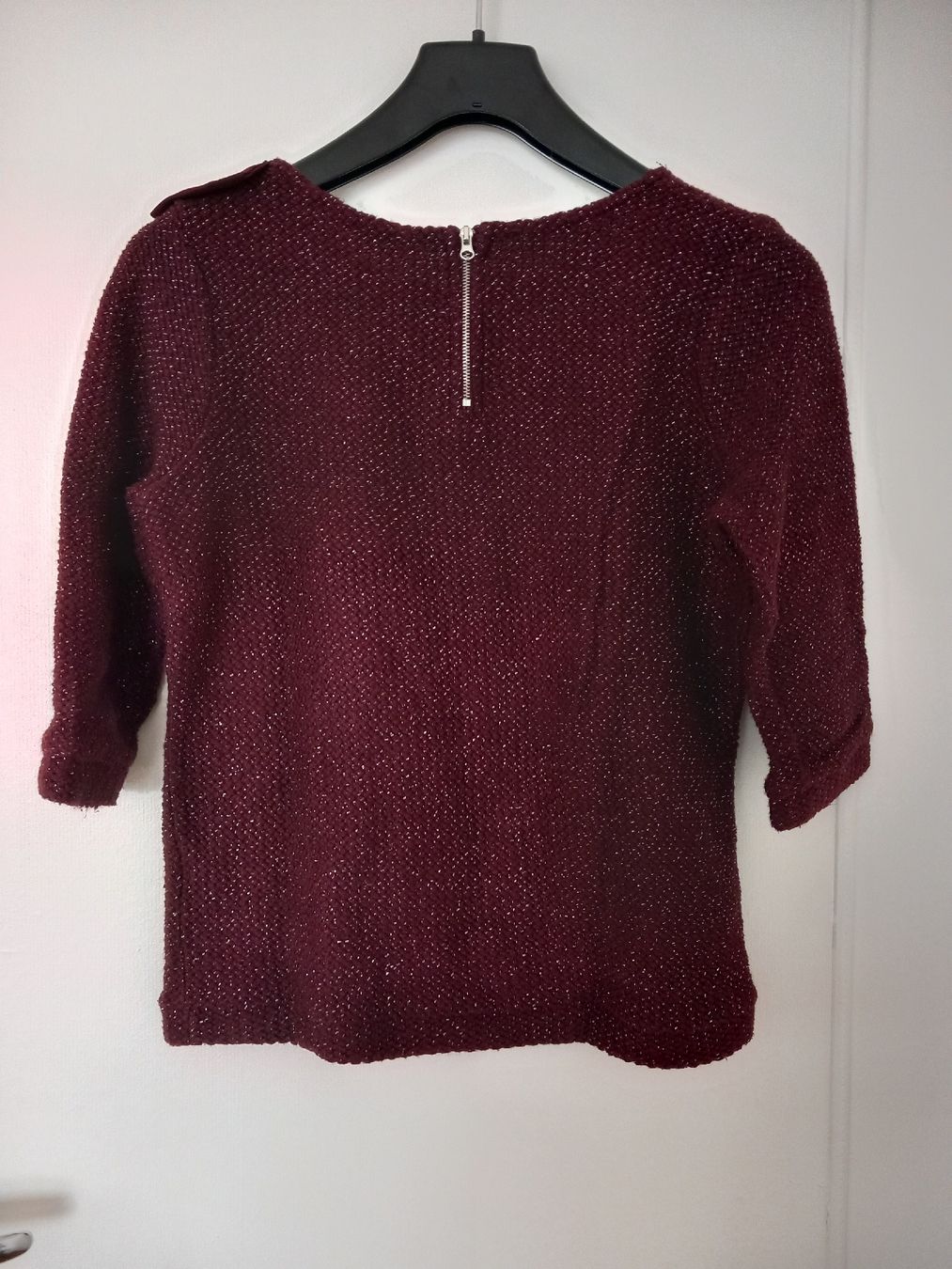 Nafnaf Maglioni & Felpe: Pullover bordeaux Naf Naf- taille S – Nuovo (secondo la descrizione) da Lausanne venduto da jess090 2
